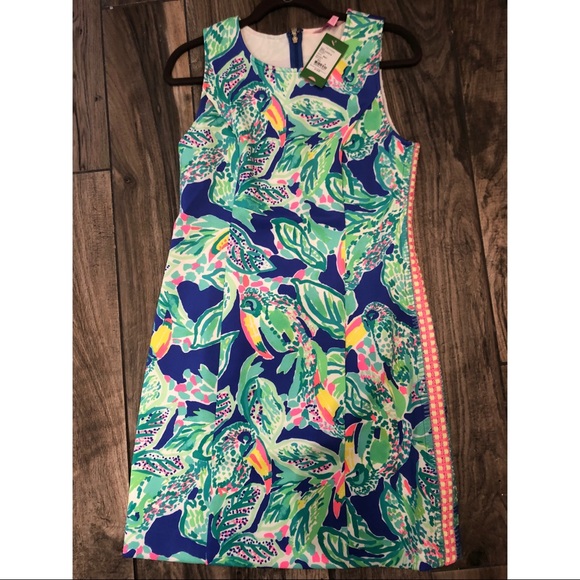 NWT Lilly Pulitzer Mila Shift Dress - Size Med - Picture 4 of 7